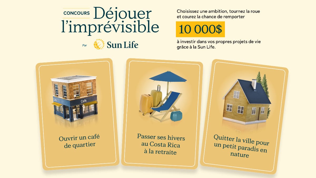 Gagnez 10 000$ à investir dans vos projets de vie