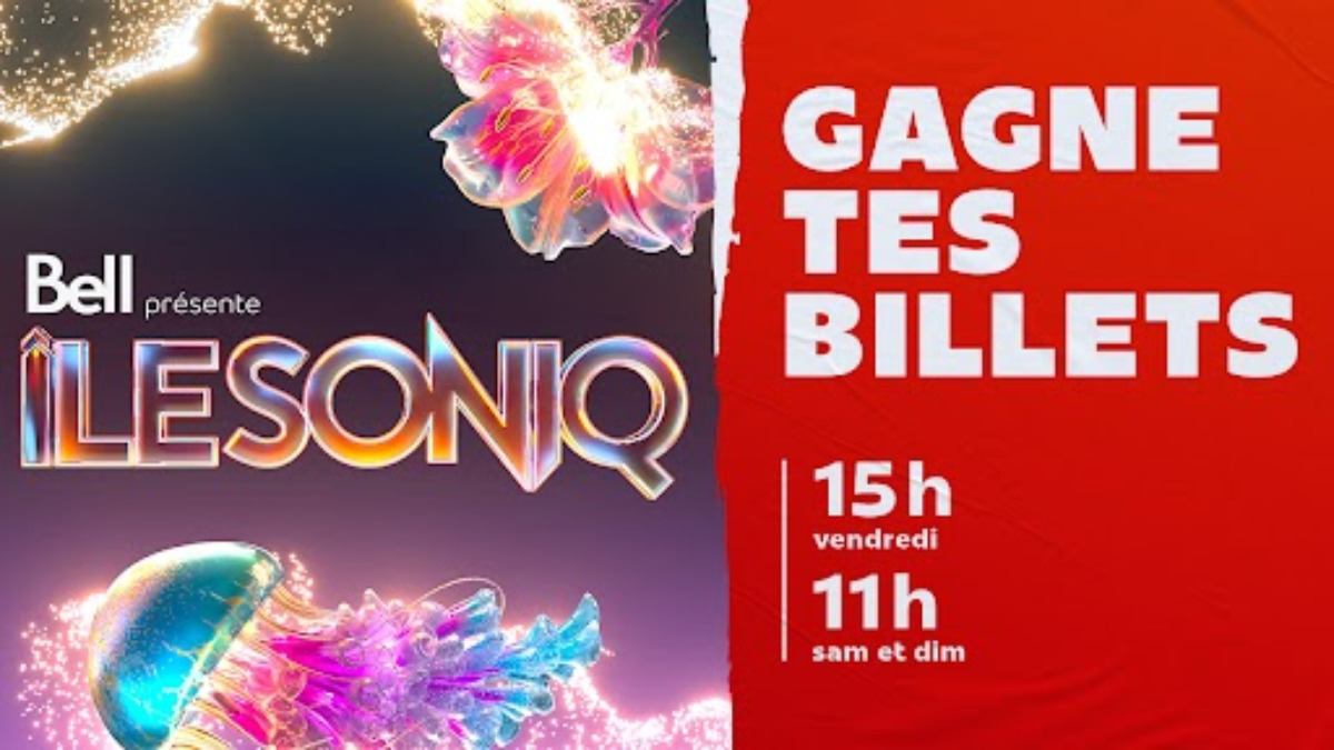 Gagnez des billets pour ÎLESONIQ !