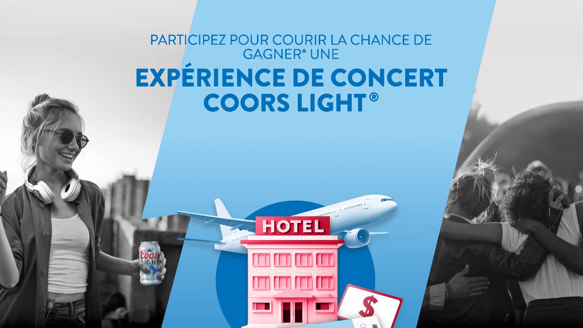 Gagnez une Expérience de concert Coors Light®