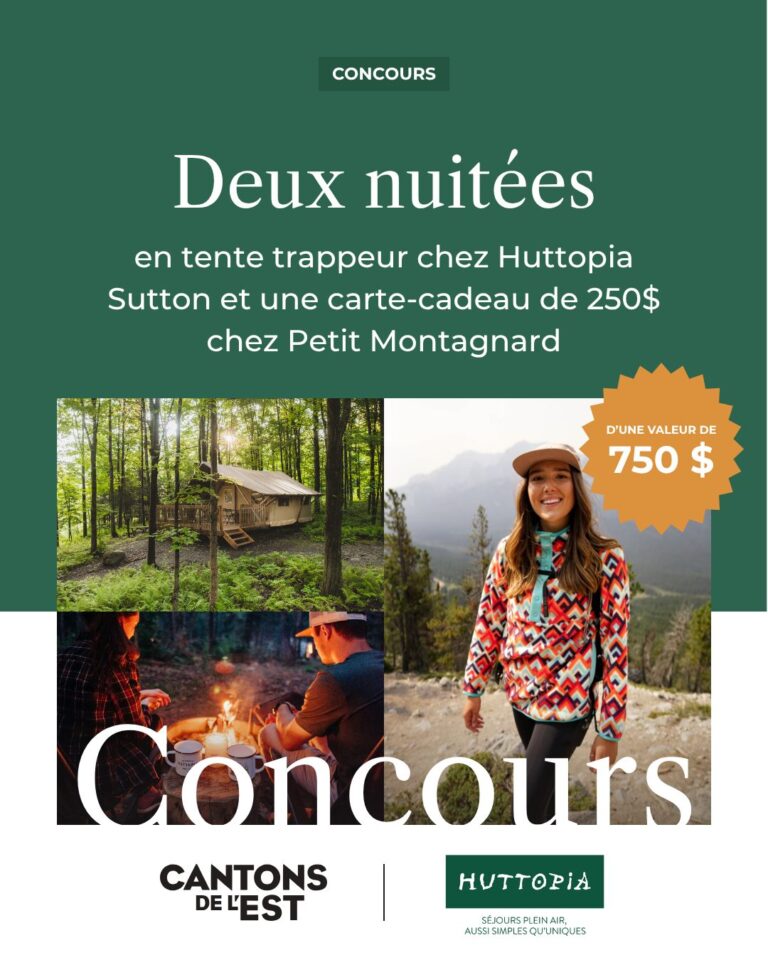 Concours | Décrochez En Pleine Nature Avec Huttopia Sutton Et Petit Montagnard!
