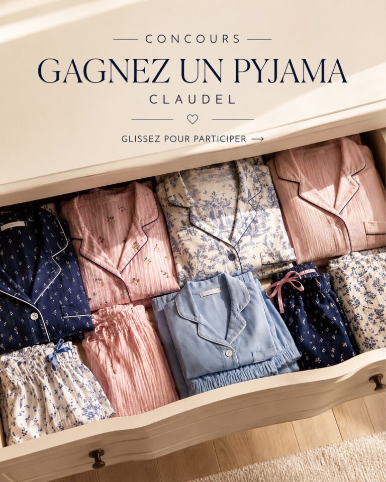 Concours | Gagnez Un Pyjama Claudel