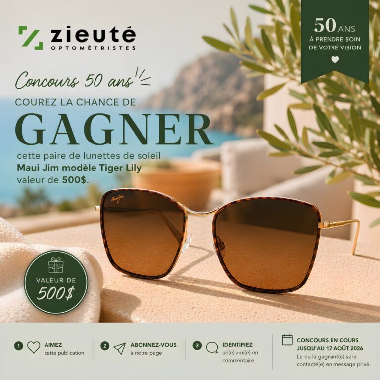 Concours | 50 Ans De Zieuté Optométristes