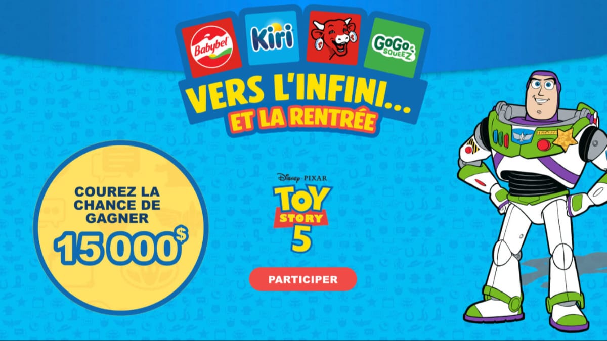 Gagnez 15 000$ Et Des Prix Toy Story