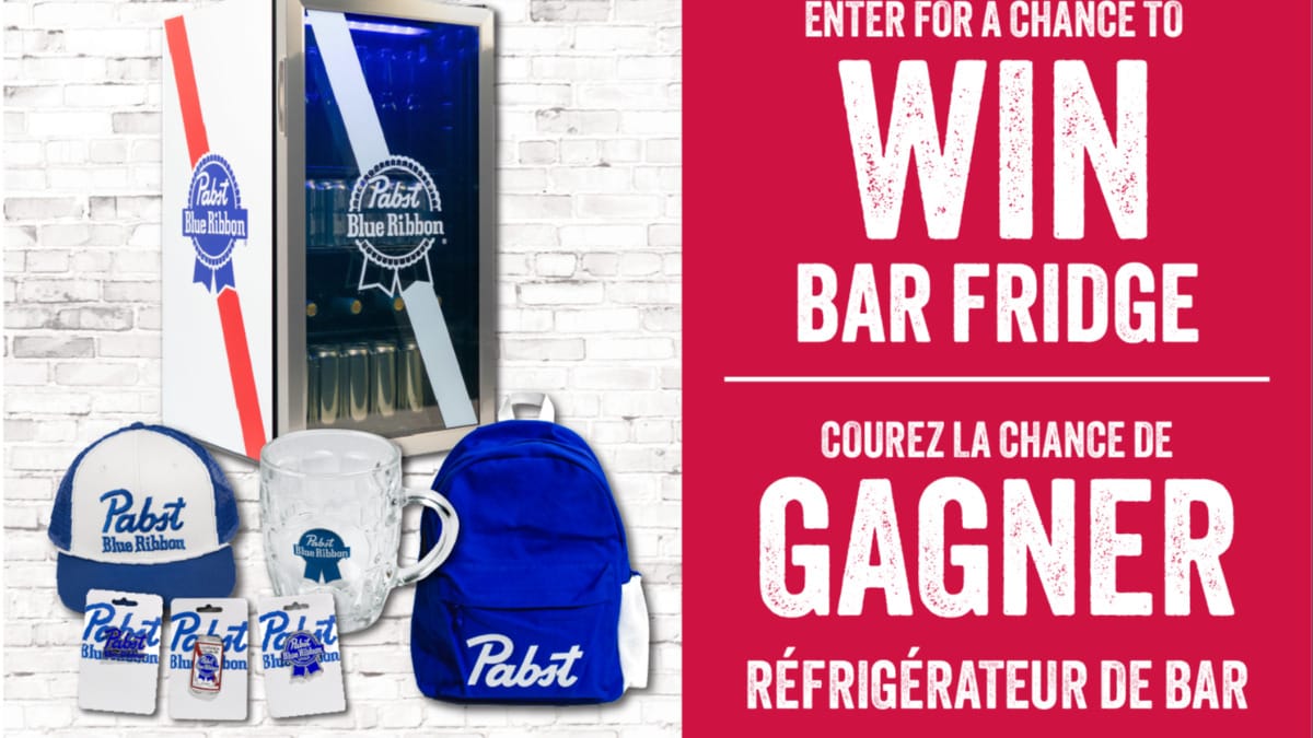 Gagnez un réfrigérateur Pabst !